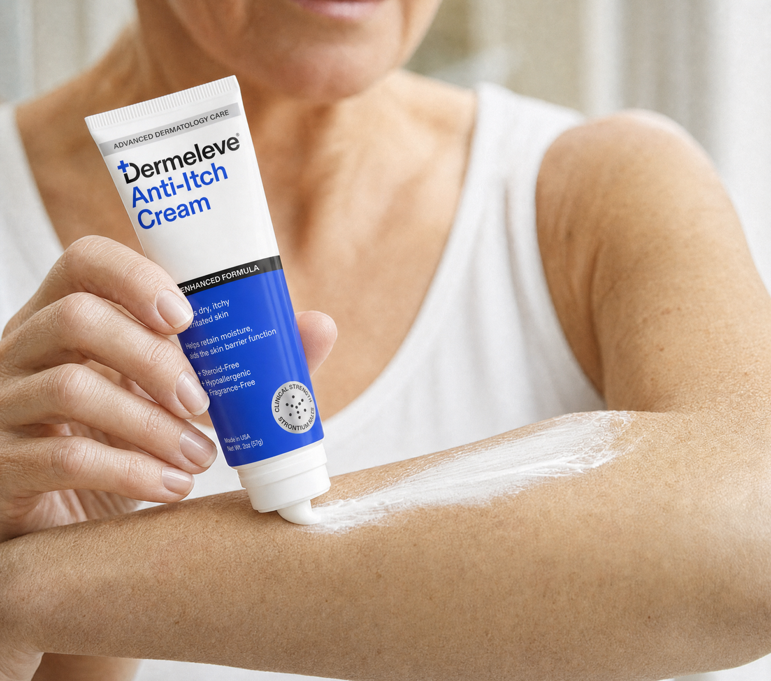 Steroid-Free. Reapply As Needed. 